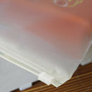 Matte Frosted Travel Pouch Storage Bag Sealed Waterproof  Bag 24x35cm