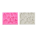 2Pcs Maple Leaf Silicone Cake Fondant Chocolate Sugarcraft Mold DIY Baking Decor