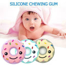 Random Color Baby Silicone Teether Donuts Chew Biter toys Kids Goods O1Y5