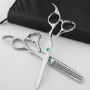 7" Professional Salon Hair Cutting Scissors Set Barber Shears Razor Tool Kit