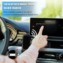 Car Air Vent Bracket FM Bluetooth Handsfree Dual USB Charger Phone Holder