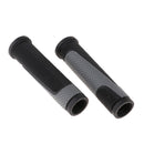 1 Pair Non-Slip Bicycle Handlebar Grips Rubber Handle with Lock Lockable End Cap