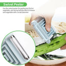 3 in 1 Vegetable Peeler for Potato Tomato Carrot Zucchini Peelers with Swiv