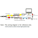 Waterproof LED Car Rear View Backup Parking Reverse IR Camera CMOS 7LEDs ST1558