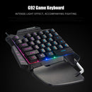 G92 One-handed MIni 35 Keys Mechanical Gaming Keyboard USB Wired for PC Game