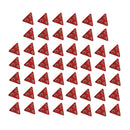 50x Acrylic Triangle Multi Side Dice 4 Side Dices Roleplaying Toys Red
