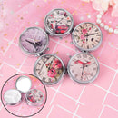 1Pc tower metal pill case medicine organizer pill box makeup storage containerJR