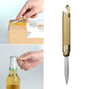 Brass Capsule Mini Knif Multifunction Bottle Opener EDC Tool Portable Keychain