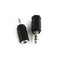 2pcs 2.5mm to 3.5mm Stereo Earphone Audio Adapter Connector for Cable #gib