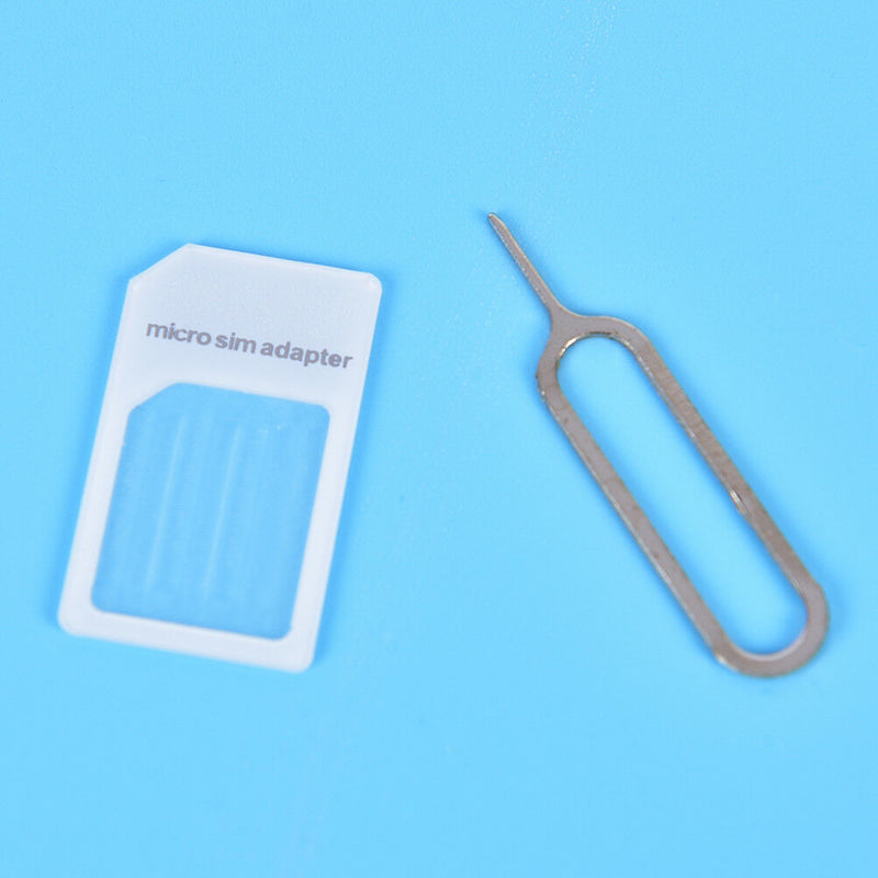 Universal SIM KIT 4 in 1 Adapter Micro Nano Mini SIM Card Adapter Pin Needle M&E
