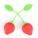 Silicone Strawberry Tea Leaf Strainer Herbal Spice Infuser Filter JOBLR8YATly