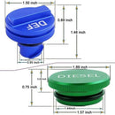 Fuel Cap For Dodge, Billet Aluminum Fuel Cap Combo Pack,Magnetic Ram Billet