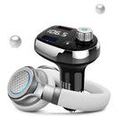 5V/3A A2Dp Fm Transmitter Mp3 Player Lcd Display Car Dual Usb Charger Adapt Z3H6