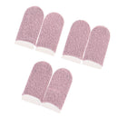 6Pcs Sweat-proof Mobile Game Thumb Finger Sleeve Touch Screen Sensitive Glov Gw
