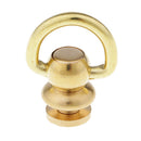 Punk ,Metal Ball Post with D Ring Rivet Stud Screw Back for Bags Hats