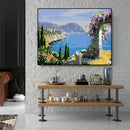 Painting By Numbers Kit DIY Sea Canvas Oil Wall Picture Artworks Home Decor