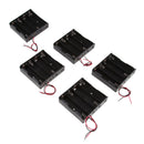 5 Pack 4 Slots X 3.7V  Case Holder DIY Plastic Storage Box