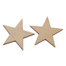 25pcs/set Wooden Stars Shape Craft Hanging Tag, star Wedding Favors . Brida E3Z8