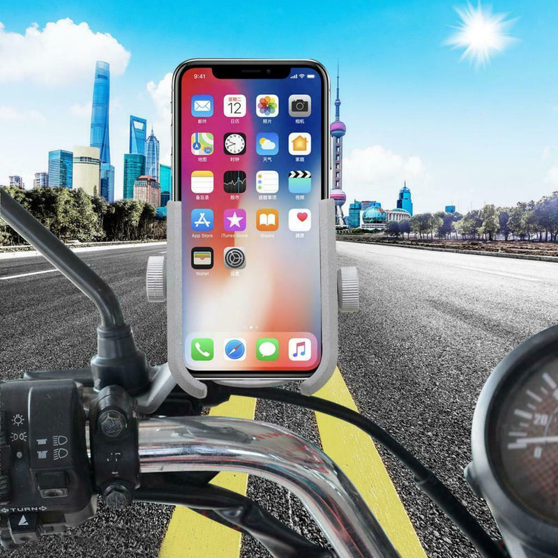 Aluminum Motorcycle Bike Navigation Fixed Bracket Holder Universal for Phone