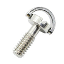 Top 1/4" D-Ring Screw Stainless Steel For Camera Tripod Plate Tool Release E7I3