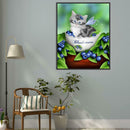 5D DIY Full Drill Diamond Painting Cat Cross Stitch Embroidery Mosaic Kit