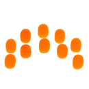 Microphone Cap Cover Windshileld for Lapel Lavalier Headset Mic Orange