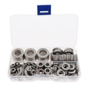 270pcs Copper Alloy Flat Round Washers Assortment Kit - M4 M5 M6 M8 M10 M12