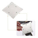 4PCS Durable Metal Guitar Parts Notched Radius Gauge Fretboard Measuring Tool