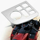 Motorcycle Left Side Fairing Control Panel Sequin Switch Accent Trim Frame