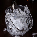 1 Pc Acrylic Bar Ice Bucket Two Handles Champagne Bucket Wine Bucket Spit W
