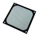 12cm x 12cm PC Cooler Fan Aluminum Dustproof Meshy Filter Black V6V8