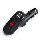 Handsfree Wireless Bluetooth FM Transmitter Car Kit Mp3 MP4 Player 2 USB Charger