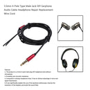 1.25m 3.5mm DIY Earphone Audio Cable Headphone Replacement 4 Pole Wire Cord  UK
