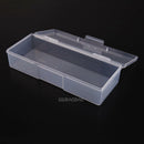 1pc Manicure Storage Jewelry Plastic Box Holder For DIY Home Kitchen Clear Tools