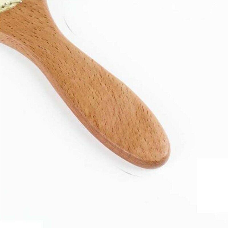 Natural Wood Paddle Brush Wooden Hair Care Spa Massage Comb Anti-stati OCF