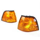2Pcs Yellow Amber Indicator Lamp Corner Light Lens Side Corner Signal Light A7I6