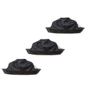 3x Black Hair Cutting Cape Umbrella Hairdressing Cloak Beard Shaving Kit