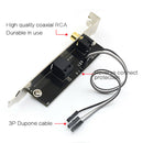 24BIT192KHz SPDIF Daughter Card Optical Fiber Coaxial Digital Sound Card Ba V9D6