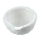 6 ml porcelain pestle and mortar mixing bowls polished game - white K3G1
