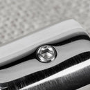 2Pcs Stainless Steel 7/8'' Pipe Eye End Cap Bimini Top Fitting Hardware For