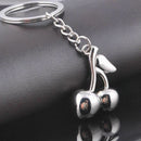 Cute Zinc alloy Cherry Keychain Key Ring Pendant Girl Friend Kid Gift Prese
