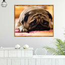 5D DIY Full Drill Square Diamond Painting Sad Dog Cross Stitch Embroidery