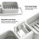 Kitchen Sink Faucet Sponge Soap Cloth Drain Rack Storage Organizer Holder-Shelf