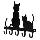 Black Design Iron Hook Decorative Metal Wall-Mounted Hook Hat Coat Clothes