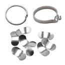 100 Pcs Dental Matrix Sectional Contoured Metal Matrices lmws 35um New No.1 W1Z7