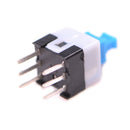 10pcs 7*7mm 6Pin Push Tactile Power Micro Switch Self lock On/Off FT