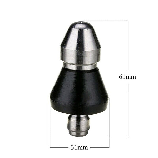 Pressure Washer Sewer Jet Nozzle, Quick Connect Drain Cleaning Water Nozzle