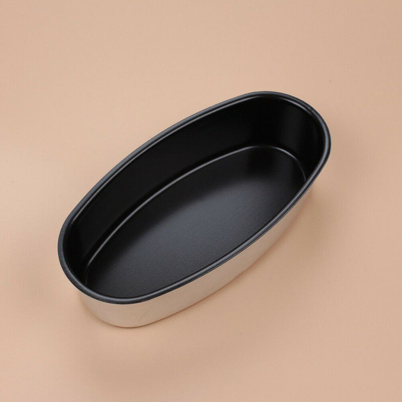 1*Nonstick Cake Tray Baking Tray Oven Baking Mold Oval Aluminum Alloy