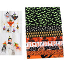 8x Halloween Cotton Fabric Cats Bats Pumpkin Skulls Printed for Sewing Patchwork