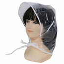 1Pcs Protect Hairstyle Rain Hat Plastic Bonnet for Women and Lady Cl JR